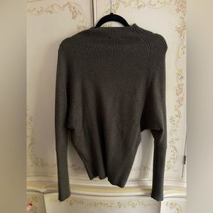 Vila Milano Heather army green dolman sweater.